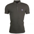Casual Mens Dark Green Passenger S/s Polo 19480 by BOSS from Hurleys