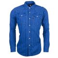 Mens Medium Aged Check Tacoma L/s Shirt 70596 by G Star from Hurleys