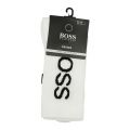 Mens White QS Bold Logo Socks 85220 by BOSS from Hurleys