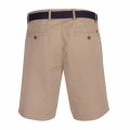 Tommy Hilfiger Mens Beige Brooklyn Light Twill Belted Shorts 74649 by Tommy Hilfiger from Hurleys
