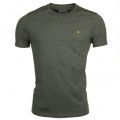 Mens Evergreen Denny Slim Marl S/s T Shirt 23229 by Farah from Hurleys