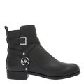 Womens Black Preston Flat Leather Boots 50476 by Michael Kors from Hurleys