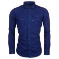 Mens Mazarine Blue 3301 L/s Shirt 10562 by G Star from Hurleys