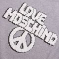 Mens Grey Melange Bubble Logo S/s T Shirt 56811 by Love Moschino from Hurleys