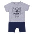 Baby Marl Grey Tiger BB 5 Bis Romper 23616 by Kenzo from Hurleys