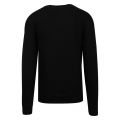 Mens Black Branded Tab Crew Sweat Top 50420 by Dsquared2 from Hurleys