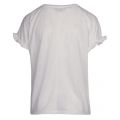 Womens Cloud Dancer Vihaldis Frill S/s T Shirt 35825 by Vila from Hurleys