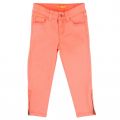 Girls Orange Zip Leg Jeans 31414 by Billieblush from Hurleys