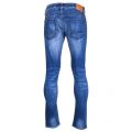 Mens Bright Blue Orange72 Skinny Fit Jeans