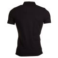 Mens Black Logo Badge S/s Polo Shirt 15616 by Love Moschino from Hurleys