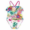 Girls Watermelon Tropical Print Swimsuit 58357 by Mayoral from Hurleys
