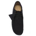 Mens Black Suede Wallabee Shoes 25987 by Clarks Originals from Hurleys