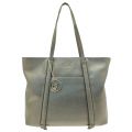 Womens Platinum Metallic Shopper Bag 70393 by Armani Jeans from Hurleys