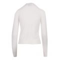 Womens White Merino Knot Front Knitted Jumper 55214 by Versace Jeans Couture from Hurleys