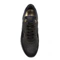 Mens Black Gloss Woven Santa Monica Trainers 53252 by Android Homme from Hurleys