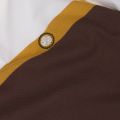 Mens Brown Front Colour Block S/s Polo Shirt 40545 by Pretty Green from Hurleys