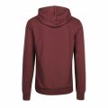 Mens Burgundy Colourblock Hooded Sweat Top 48070 by Emporio Armani Bodywear from Hurleys