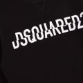 Boys Black Cut Logo Sweat Top 75379 by Dsquared2 from Hurleys