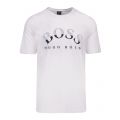 Mens White Tee 1 Logo S/s T Shirt 95549 by BOSS from Hurleys