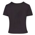 Womens Black Shrunken S/s T Shirt 109266 by Calvin Klein from Hurleys