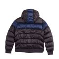 Boys Pencil/Blue Bristol Padded Hooded Jacket 81384 by Parajumpers from Hurleys