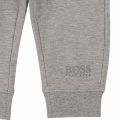 Toddler Grey Marl Branded Sweat Pants 45588 by BOSS from Hurleys