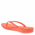 Womens Hot Coral Iqushion Pearlised Flip Flops 40956 by FitFlop from Hurleys