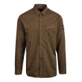 Mens Salvia Pitch Twill L/s Shirt 78592 by Belstaff from Hurleys