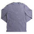 Mens Grey Small Logo Crew L/s Tee Shirt 66878 by Emporio Armani from Hurleys