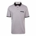 Mens Black Mightie Flat Knit Collar S/s Polo Shirt 43939 by Ted Baker from Hurleys