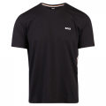 Mens Black Fashion Tape S/s T Shirt 107180 by BOSS from Hurleys
