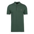 Casual Mens Medium Green Passenger Slim Fit S/s Polo Shirt 73663 by BOSS from Hurleys
