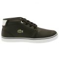 Child Black and White Ampthill Trainers (10-1) 14295 by Lacoste from Hurleys