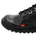Youth Black Kick Hi Shoes (3-6) 63918 by Kickers from Hurleys