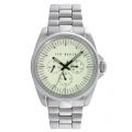 Mens Off White Dial Silver Multifunctional Bracelet Strap Watch 52020 by Ted Baker from Hurleys