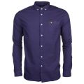 Mens Washed Grey Garment Dye Oxford L/s Shirt 10786 by Lyle & Scott from Hurleys