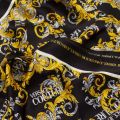 Womens Black New Baroque Large Silk Scarf 80705 by Versace Jeans Couture from Hurleys