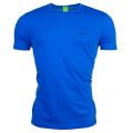 Mens Open Blue Small Logo S/s Tee Shirt 9587 by BOSS from Hurleys