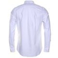 Mens White Brewer Oxford Slim Fit L/s Shirt 20942 by Farah from Hurleys