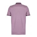 Mens Purple Belver Knit Collar S/s Polo Shirt 29264 by Ted Baker from Hurleys