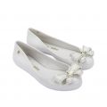 Vivienne Westwood Womens White Bow Orb Sweet Love Viv Bow Shoes 83837 by Melissa from Hurleys