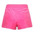 Womens Fluro Pink Eve Velour Shorts 106984 by Juicy Couture from Hurleys