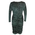 Womens Emerald Enzo Ruched Dress 30933 by Forever Unique from Hurleys