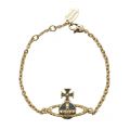 Womens Gold/Ruthenium Mayfair Bas Relief Bracelet 82478 by Vivienne Westwood from Hurleys