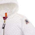Girls Off White Lilly Quilted Hooded Jacket 89995 by Parajumpers from Hurleys