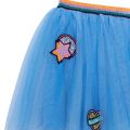 Girls Pale Blue Patch Net Skirt 92806 by Billieblush from Hurleys