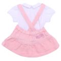 Baby Sugar Rose Toy Dungaree Dress 105545 by Moschino from Hurleys