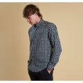 Heritage Mens Green Fletcher Slim Fit L/s Shirt 11956 by Barbour from Hurleys