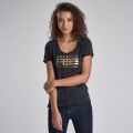 Womens Anthracite Meribel S/s T Shirt 42402 by Barbour International from Hurleys