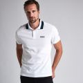 Mens White Dial S/s Polo Shirt 51418 by Barbour International from Hurleys